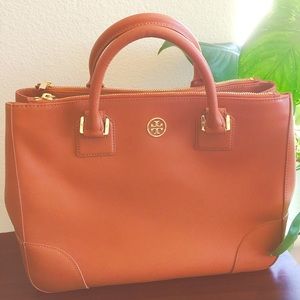 *New* Tory Burch Robinson Double Zip Tote Bag